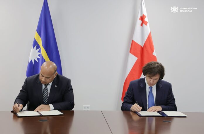Georgia Establishes Diplomatic Relations With Nauru After It Withdraws Recognition of Occupied Regions - Civil Georgia